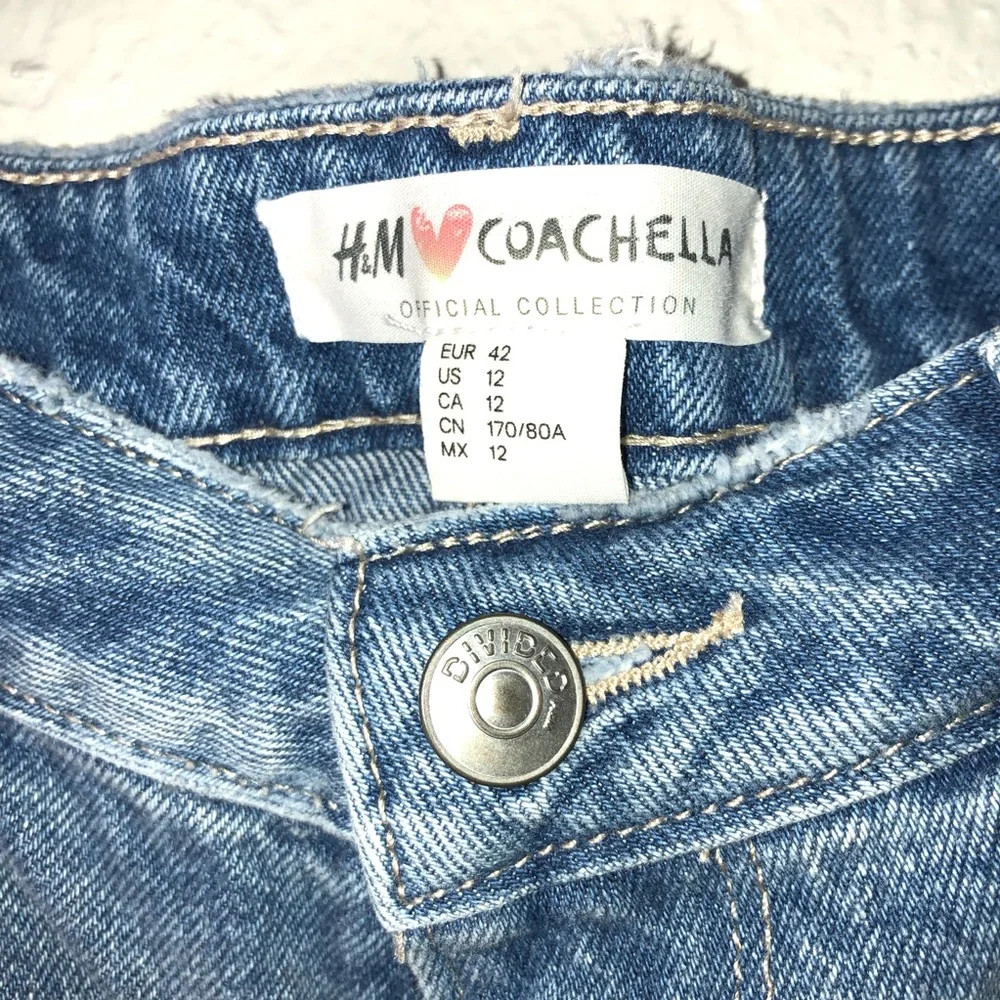 H&M Coachella High Waisted Denim Shorts